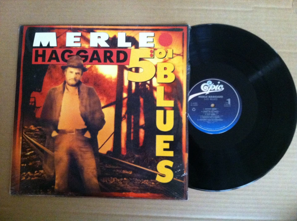 MERLE HAGGARD 501 Blues ORIGINAL 1988 USA Vinyl LP Record CBS Records 5:01 - Image 1 of 1