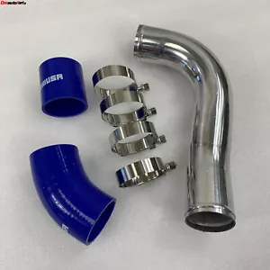 Kit de tubería de aluminio + acoplador de manguera de silicona intercooler de carga para BMW 08-13 - Imagen 1 de 10