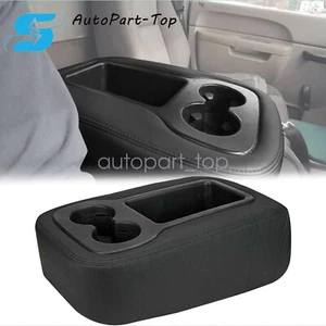 Upgrade Leather Armrest Console Jump Seat Cover For Chevy Silverado Tahoe 07-13 - Picture 1 of 24