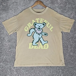 American Eagle Grateful Dead Shirt Mens Medium Tan T-Shirt Oversized Relaxed - Picture 1 of 9