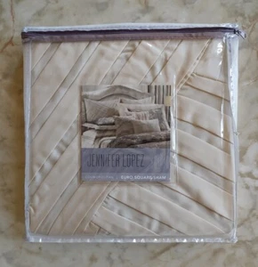 Jennifer Lopez Cosmopolitan Euro Pillow Sham in Ivory - Neu in Verpackung - Bild 1 von 3