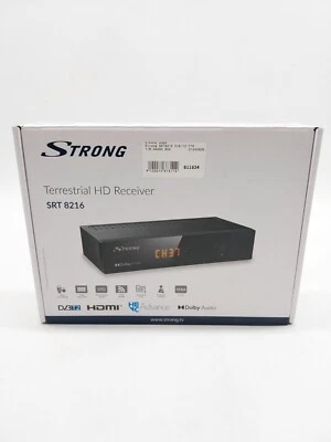 Strong Set-Top-Box Receiver SRT 8216 HDTV Receiver HDMI Scart USB #KT6260M-Ü - Bild 1 von 4