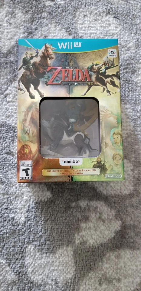 Zelda Twilight Princess HD Wii U con Wolf Link Amiibo NUEVO SELLADO Foto 1 de 1
