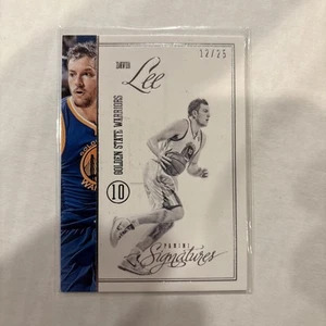 David Lee 2012-13 Panini Signatures Stars/25 #354 Warriors - Imagen 1 de 2