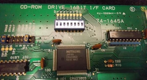 Mitsumi CD - ROM Drive I / If Card Isa Controller 16BIT 74-1645A #K-398-6 - Imagen 1 de 4