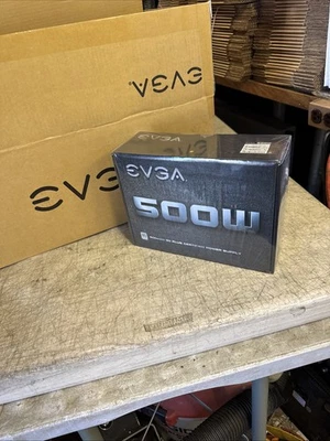 EVGA 100-W1-0500-KR 500W 80Plus Bronze Certified Power Supply / Sealed - Image 1 of 4