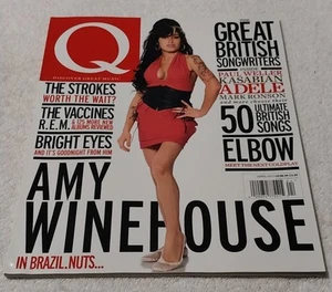 Q magazine AMY WINEHOUSE April 2011 Ray Davies PJ Harvey The Strokes Bright - Picture 1 of 3