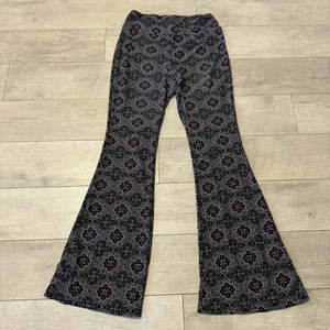 Damen No Boundaries Boot Cut & Flare Hose L schwarz lila - Bild 1 von 7