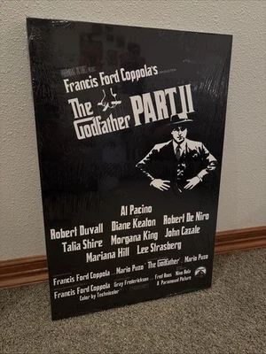 The Godfather II Canvas Print 24x16 Wall Art Home Decor Movie Poster Brand New - Image 1 of 2