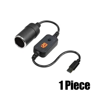 USB To 12V Car Cigarette Lighter Socket Male to Female Adapter Converter 5V 2A  - Foto 1 di 9