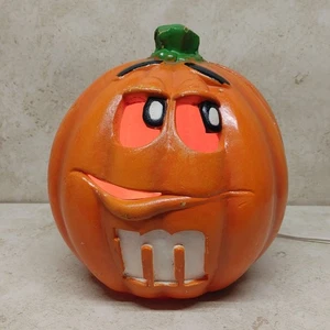Vintage Trendmasters Halloween M&M Light Up Jack 'O Laterne Kürbis Schaumstoff 90er - Bild 1 von 21