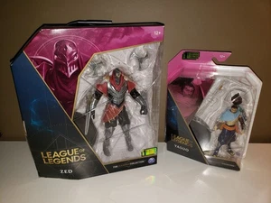 League of Legends - Set action figure Yasuo 4" e Zed 6" - Collezione Champion - Foto 1 di 7