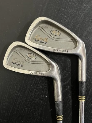 Cobra King Snake Oversize 3+4 Irons Stiff Steel RH Golf Pride Tour Wrap - Image 1 of 4