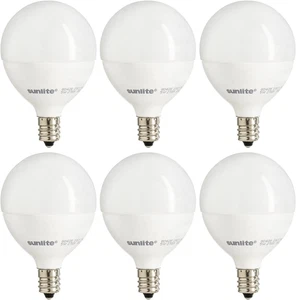G16.5 Light Bulb LED, 5W (40W Equiv.), 350 Lumens, Dimmable, Type G Globe Shape  - Picture 1 of 12