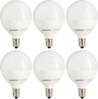 G16.5 Light Bulb LED, 5W (40W Equiv.), 350 Lumens, Dimmable, Type G Globe Shape  - Image 1 of 4