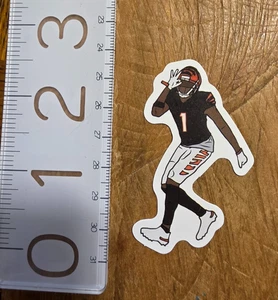 JAMARR CHASE STICKER CINCINNATI BENGALS Sticker Football NFL Ja'Marr Chase Decal - Picture 1 of 1