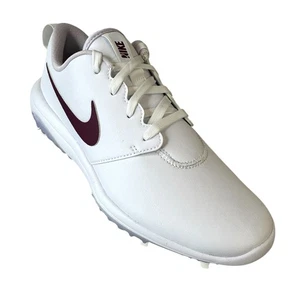 Nike Roshe G Tour Golfschuhe Stollen weiß weinrot AR5582-103 Damengröße 8,5 neu - Bild 1 von 9