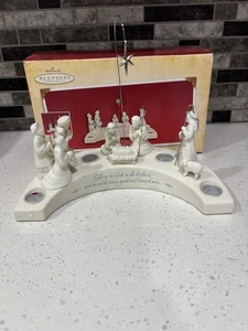 Hallmark Keepsake O Come Emmanuel Nativity Advent Candle Display Ornament - Picture 1 of 18
