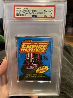 1980 Topps:The Empire Strikes Back Series 2- Wax Pack-Factory Sealed-PSA NM-MT 8 - Image 1 of 2