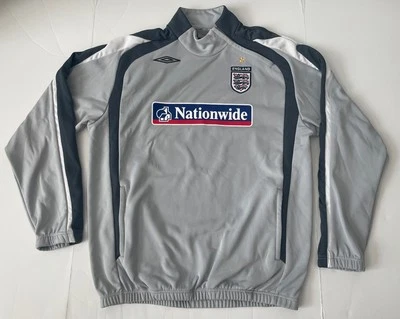 England Soccer Team Umbro Nationwide Gray Pullover Sweatshirt Men XL - Image 1 of 4
