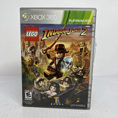 Lego Indiana Jones 2  - The Adventure Continues Xbox 360 Game Complete PAL - Image 1 of 4