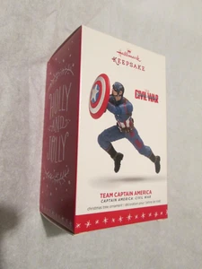 Hallmark 2016 Team Captain America Civil War Ornament - Foto 1 di 6