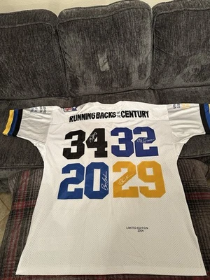 Camiseta deportiva Mitchell & Ness NFL Running Backs of the Century 34 32 20 29 talla 56 para hombre Foto 1 de 4