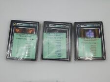 STAR TREK CCG DECIPHER 1999 BLAZE OF GLORY EXPANSION COMPLETE SET 130 CARDS