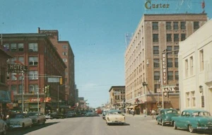 First Avenue - Billings, Montana - RPPC non affrancato - Foto 1 di 3
