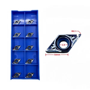 10PCS DCGT070201-AK DCGT21.50 CNC Lathe Carbide Turning Inserts For Aluminum - Picture 1 of 5