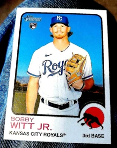 2022 BOBBY WITT JR Bowman Rookie Card #520 KANSAS CITY ROYALS SS RC - Picture 1 of 6