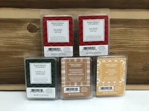 5 Mixed Lot Better Homes & Gardens Gilded Spice and Others Wax Cube Melts - Picture 1 of 5