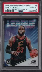 Holograma Optic LeBron James League Leaders 2018-19 PSA 9 Cavaliers #9 - Imagen 1 de 1