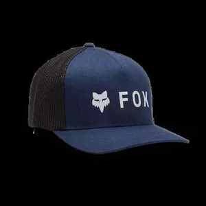 Fox Racing Men's Absolute Deep Midnight Blue Flexfit Hat FREE SHIP! - Picture 1 of 2