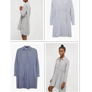 FRENCH CONNECTION Hemdblusenkleid Smythson grau - Bild 1 von 4