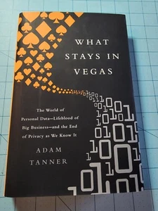 What Stays In Vegas Hardcover 2014 Book By Adam Tanner, Pre-Owned, Free Shipping - Imagen 1 de 12