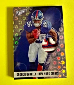 MAGLIA PANINI 2018 NAZIONALE SAQUON BARKLEY PATCH ROOKIE CARD 3/5 OTTIME CONDIZIONI - Foto 1 di 6