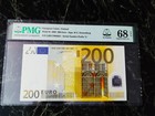 EURO 200 BANKNOTE PMG 68 ???? W.F.DUISENBERG FINLAND 2002 "L" ULTRA RARE TOP 1**