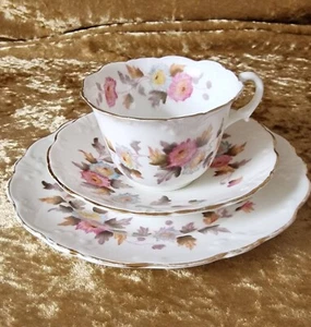18-teiliges viktorianisches Colingwood Teeservice für 6 Personen, Muster "Chrysantheme", um 1894 - Bild 1 von 8