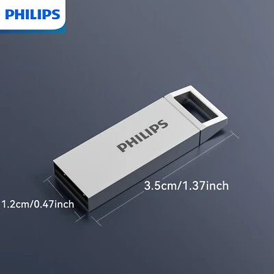 Philips flash drive high-speed metal mini car computer USB flash drive genuine - Image 1 of 4
