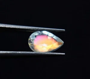 Natural Rainbow Moonstone 0.64 Carat 7.2x4.9 MM Pear Shape Faceted Gem - Picture 1 of 7