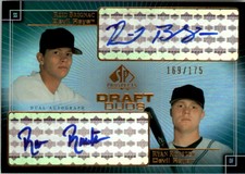 2004 SP Prospects Draft Duos Dual Autographs #BR Reid Brignac Ryan Royster /175