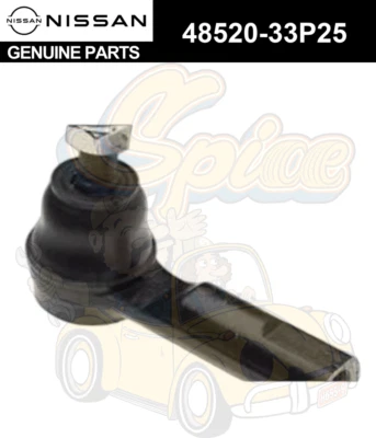 Extremo de barra de amarre de dirección exterior genuino Nissan 300ZX Z32 48520-33P26→48520-33P25 Foto 1 de 2