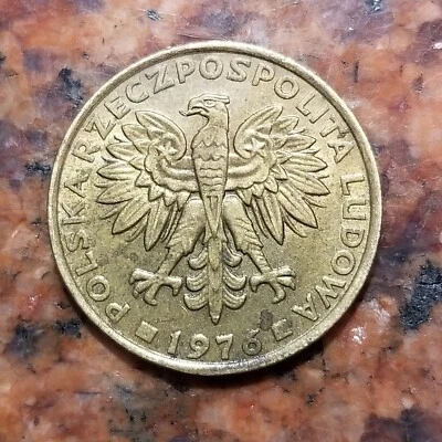 1976 POLAND 2 ZOLTE COIN - #B1788 - Image 1 of 2
