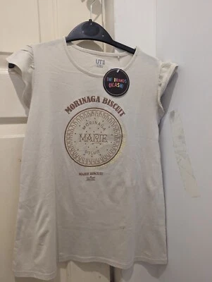 BN Uniqlo UT Okashi Moringa Marie Biscuit T-shirt Size 130cm - Image 1 of 3