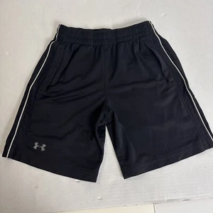 Under Armour Athletic Shorts, Used, Size Large (Youth) YLG Black Pockets - Picture 1 of 5