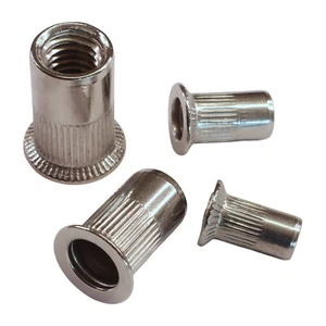 Riv-nut Countersunk Metric Threaded for Permanent Riveting in Place A4 Stainless - Picture 1 of 6