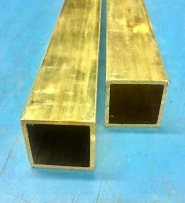 PROFILI TUBOLARI Tubo quadro  in ottone  - Immagine 1 di 2