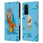 Official Jurassic World Trend Art Leather Book Wallet Case For Huawei Phones 4