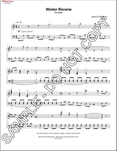 NEW Winter Reverie for Piano DWB-130103.1 - Picture 1 of 2